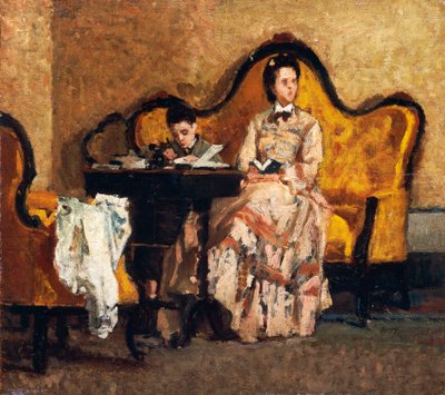 Huiswerk, door Silvestro Lega door Silvestro Lega