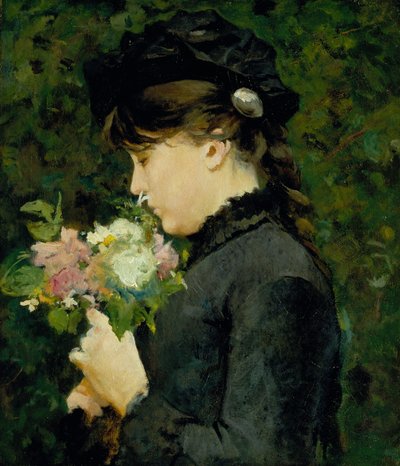 Portret van Eleonora Tommasi, ca. 1884-85 door Silvestro Lega