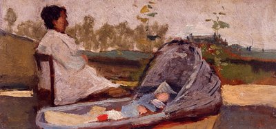 De Wieg door Silvestro Lega