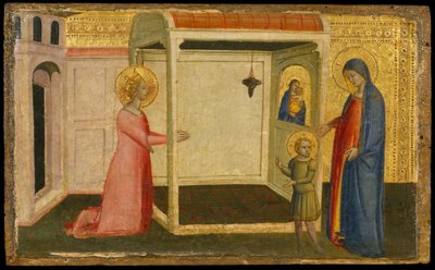 Het visioen van Sint Catharina van Alexandrië, tweede helft 14e eeuw door Silvestro dei Gherarducci