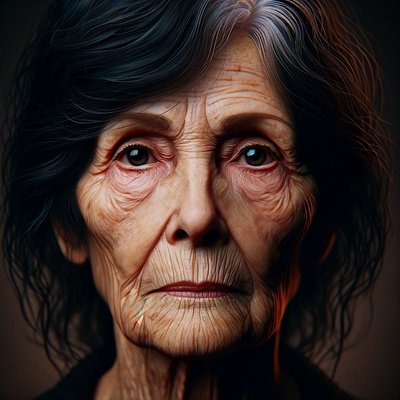 Doris-KI-gevormde levensjaren: Portretten van tijdloosheid door Silvia Martini