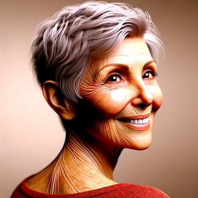 Margaret-KI-gevormde levensjaren: Portretten van tijdloosheid door Silvia Martini