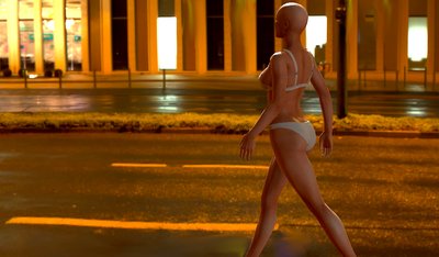 Urbane schimmen: Nachtelijke reflectie door Silvia Martini