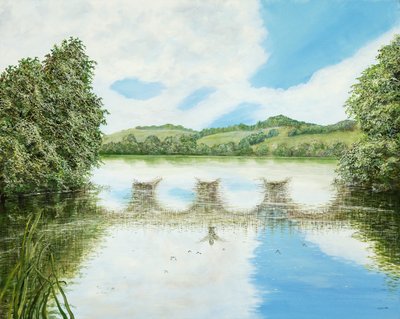 Oude brug door Silvian Sternhagel