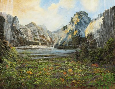 Vrij naar Bierstadt door Silvian Sternhagel