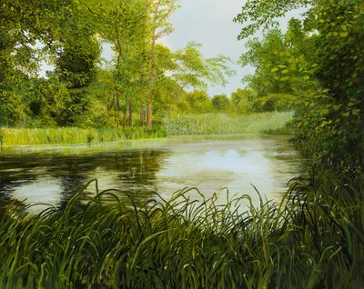 Idylle aan de rivier door Silvian Sternhagel