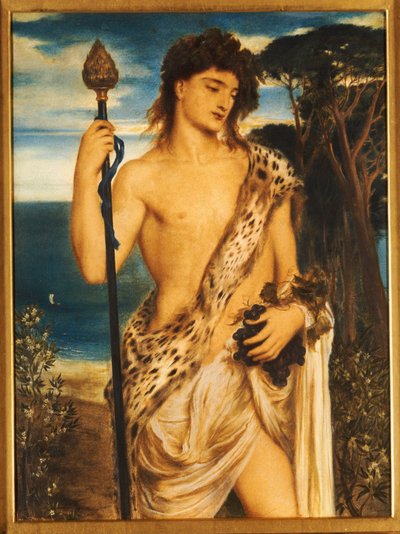 Bacchus, 1867 door Simeon Solomon