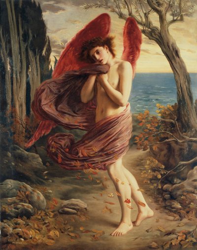 Liefde in de herfst door Simeon Solomon