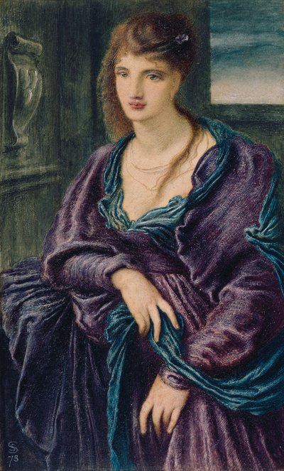 Studie: Vrouwelijke Figuur door Simeon Solomon