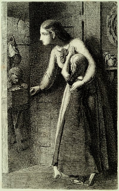 Het spookhuis, c.1858 door Simeon Solomon