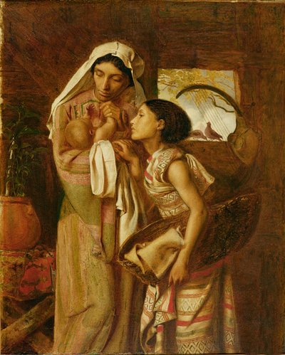 De moeder van Mozes, ca. 1860 door Simeon Solomon