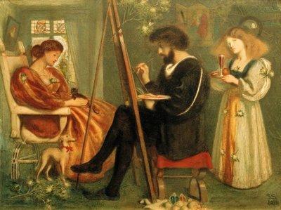Het Plezier van de Schilder door Simeon Solomon