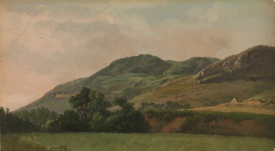 Bergachtig landschap bij Tivoli, ca. 1786-97 door Simon Alexandre Clément Denis