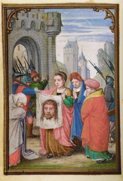 Folio uit een miniatuur Getijdenboek, gebruik van Rome, Brugge, 1530-35 door Simon Bening