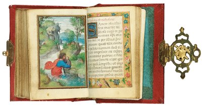 Folio uit een miniatuur Getijdenboek, gebruik van Rome, Brugge, 1530-35 door Simon Bening