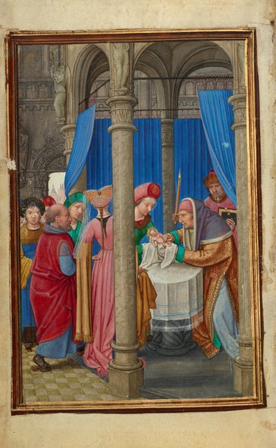 De besnijdenis door Simon Bening