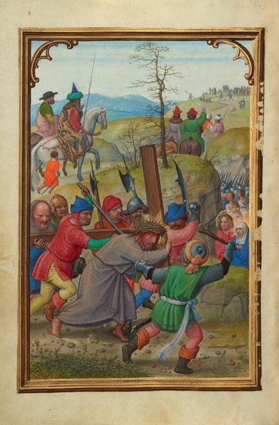 De weg naar Calvarie door Simon Bening