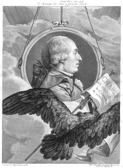 Jacques Alexandre Cesar Charles, Franse natuurkundige door Simon Charles Miger