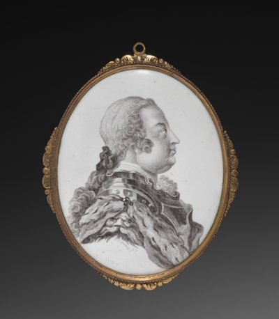Ovale plaquette, Hertog van Cumberland door Simon Francois Ravenet