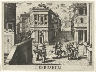 Februari door Simon Frisius