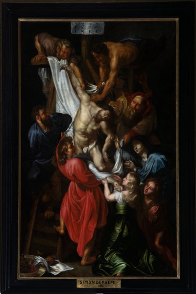Parochiekerk Sint-Pieter. Kruisafneming door Simon II de Pape