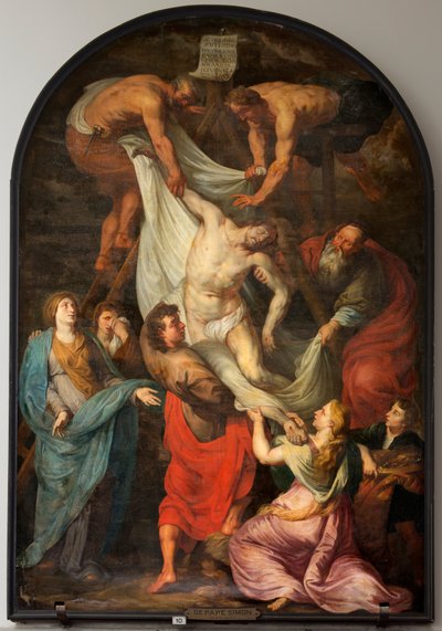 Sint-Walburgakerk. Kruisafneming (kopie naar P.P. Rubens) door Simon II de Pape