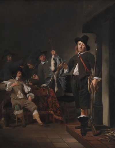 De thuiskomst van een jachtgezelschap door Simon Kick