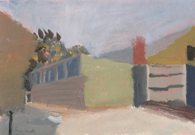 Elektriciteitssubstation en oude gebouwen nr. 1, 2023 door Simon Neville