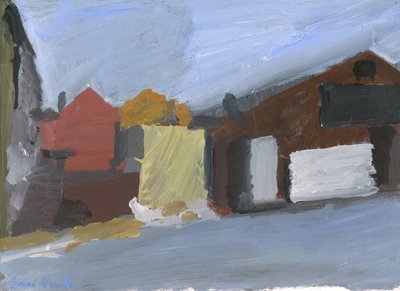 Elektriciteitsstation en oude gebouwen nr. 2, 2023 door Simon Neville