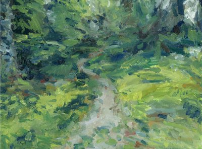 Pad door het bos nr. 2 door Simon Neville