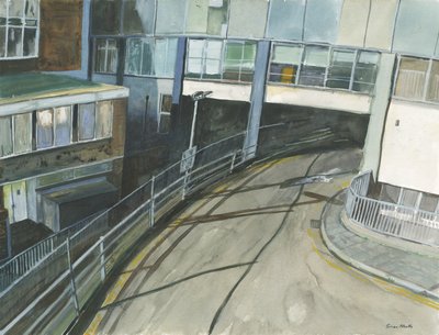 Ingang taxistation, 2019 door Simon Neville
