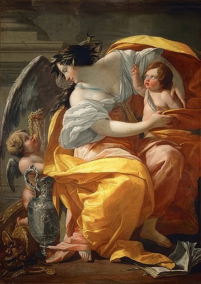 Allegorie van de rijkdom. Tussen 1630 en 1635 door Simon Vouet