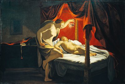 Frankrijk, Lyon, Liefde en Psyche door Simon Vouet