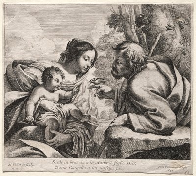 Heilige Familie, 1633 door Simon Vouet