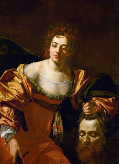 Judith met het hoofd van Holofernes door Simon Vouet