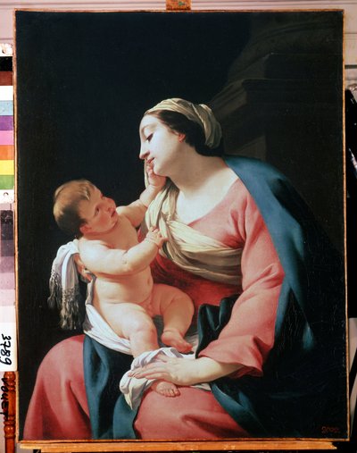 De Maagd en het Kind. door Simon Vouet