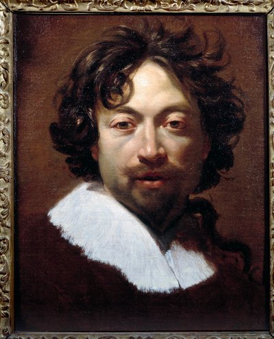 Zelfportret. Lyon, Musée des Beaux Arts door Simon Vouet