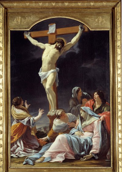 De Kruisiging. door Simon Vouet