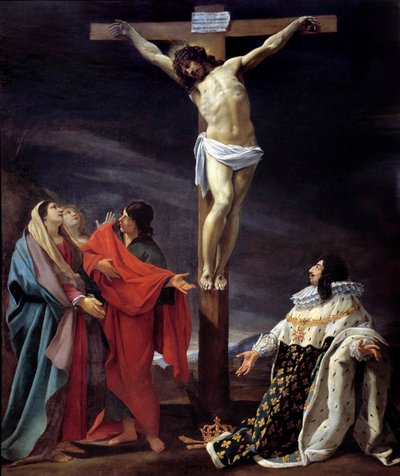 Gelofte van koning Lodewijk XIII door Simon Vouet