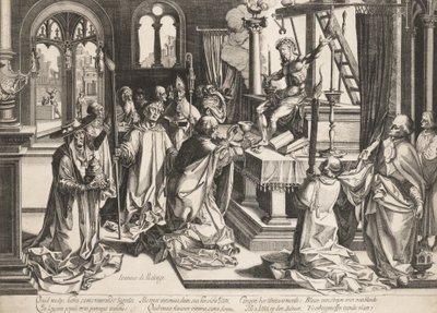 Mis van St. Gregorius door Simon Wynhoutsz Frisius