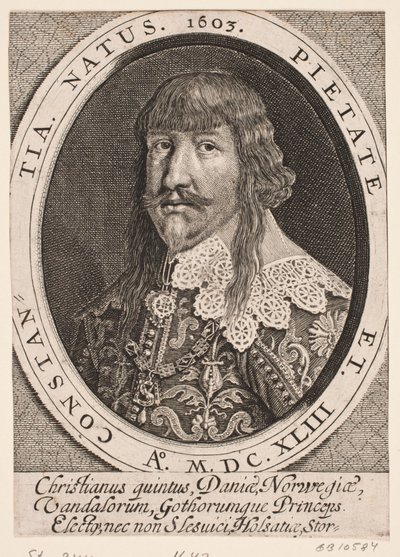 De uitverkoren prins Christian door Simon de Pas