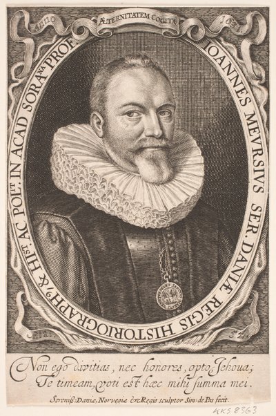 Johannes Meursius, koninklijk historiograaf door Simon de Pas