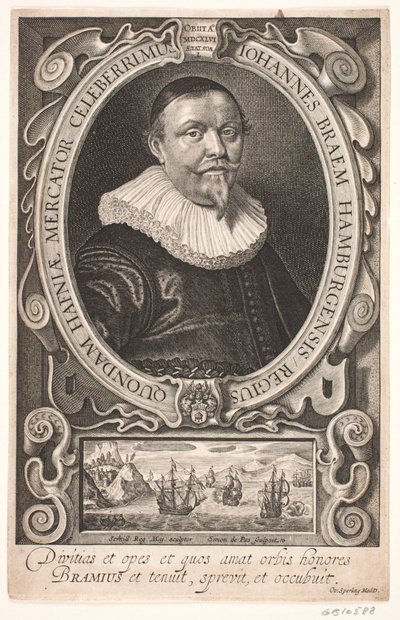 De koopman Johan Braem door Simon de Pas
