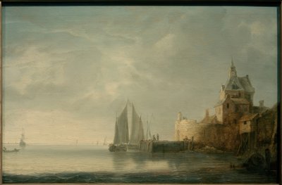 De Groothoofdspoort in Dordrecht door Simon de Vlieger
