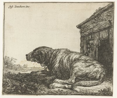 Waakhond door Simon de Vlieger