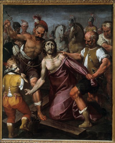 Christus ontdaan van zijn kleding door Simone Barabino