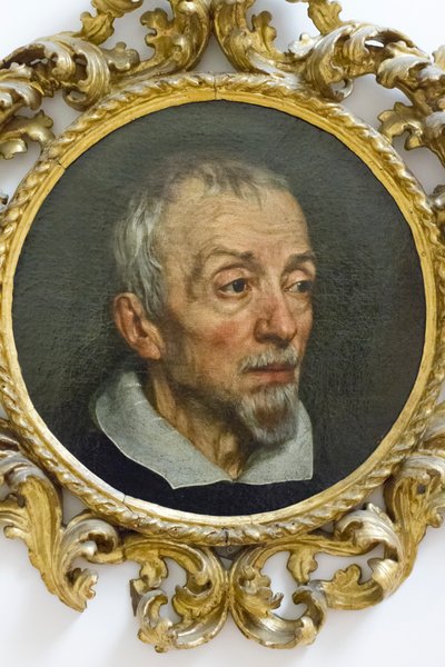 Portret van Guido Reni door Simone Cantarini