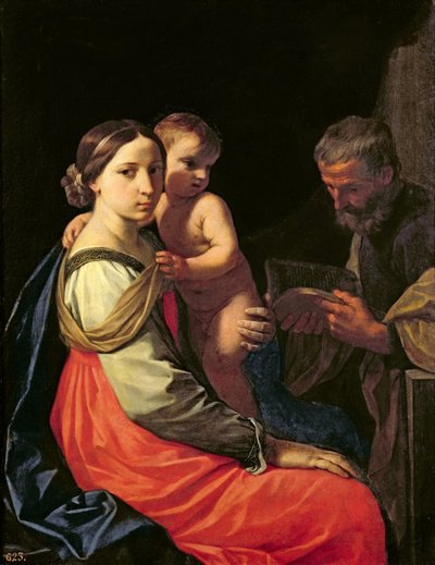 De Heilige Familie door Simone Cantarini