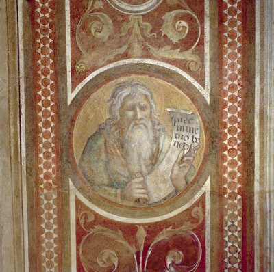 Maesta: Abraham (detail) door Simone Martini