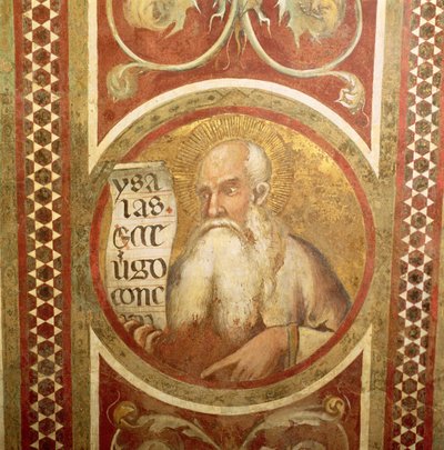 Maesta: Jesaja (detail) door Simone Martini